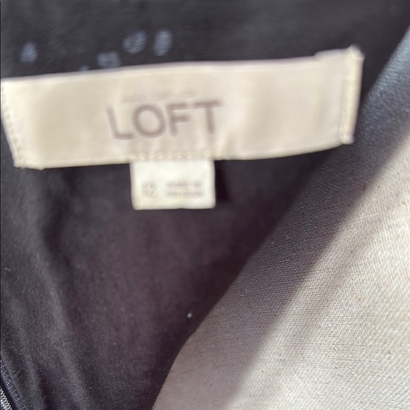 LOFT Black Spaghetti Strap Midi Sundress - Picture 2 of 7